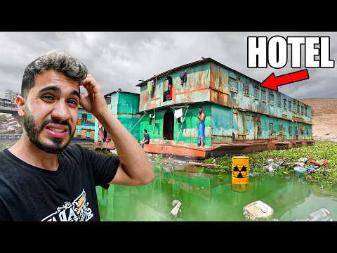 Duermen sobre desechos tóxicos: El hotel más BARATO del MUNDO