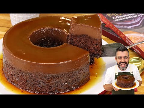 CHOCOLATE PUDDING CAKE - ALREADY STUFFED OUT OF THE OVEN - BRIGADEIRÃO CAKE - Recipes from Dad
