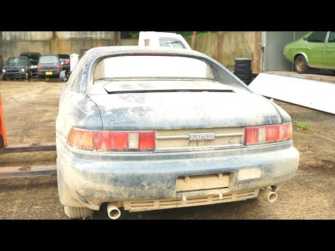 Restore Abandoned for 18 years Barnfind MR2 - Restoration MR2 Ep. 1
