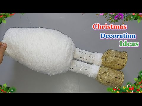 DIY New Christmas decoration idea From Plastic Container | DIY Budget Friendly Christmas craft idea