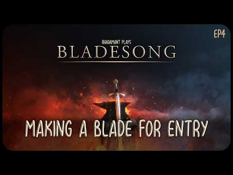 Making a Blade for Entry in Bladesong - A Blacksmithing RPG In A Dying World // EP4