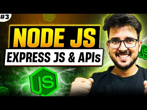Express js tutorial for beginners | REST api node js express | node js tutorial in hindi