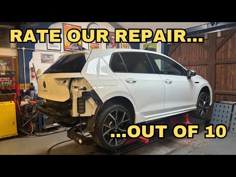 REBUILDING OUR CRASH DAMAGED VW GOLF R