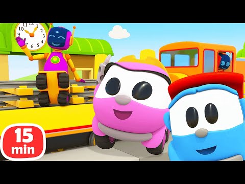 Железная дорога и вертолётные гонки! 🚂 🚁 Играем с Грузовичком Левой