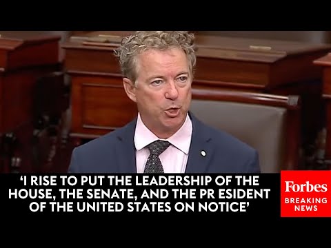 BREAKING NEWS: Rand Paul Issues Issues Stark Warning To Biden, Senate, & House About Ukraine Funding