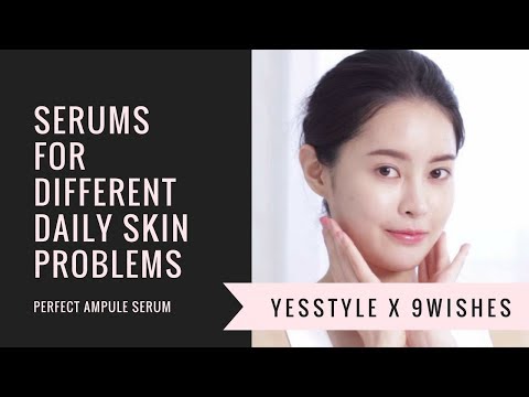 Serums for Different Daily Skin Problems | 9wishes Perfect Ampule Serum | YesStyle Korean Beauty