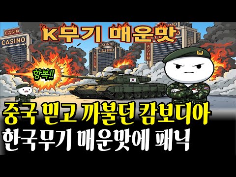 "이게 한국산?" 중국 믿던 캄보디아, 사단장까지 전사... K-무기 위력에 엄청난 공포