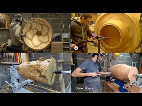 Crazy Big Woodturning - Amazing Woodworking Skills