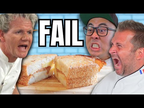 Pro Chef Reacts to Gordon Ramsey’s so called GRILLED CHEESE
