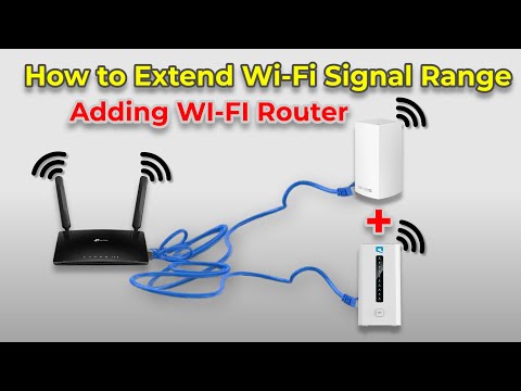 How to connect multiple WiFi routers and Expand WIFI signal Without any Configuration (Step by step)
