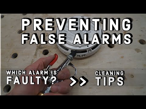 Cleaning Smoke Alarms - Identifying a BAD Detector -  Preventing False Alarms