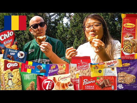 First time trying ROMANIAN SNACKS! 🇷🇴
