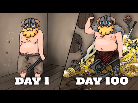 I Spent 100 Days In Skyrim Legendary Difficulty As A Collector (Skyrim Movie)