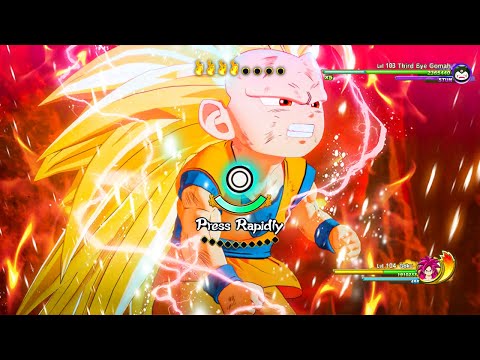 Dragon Ball Z: Kakarot - New SSJ4 Goku (Mini) Transformation & Gomah Boss Fight (4K 60FPS)