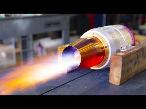 1st Start of RC Jet Engine Ends Badly