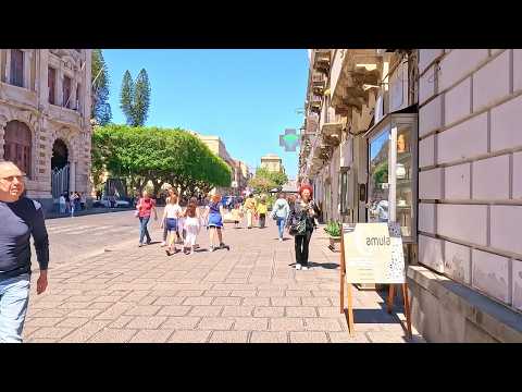 Catania, SICILY 4K City Walk | ITALY Walking Tour with Captions [4K/60fps]