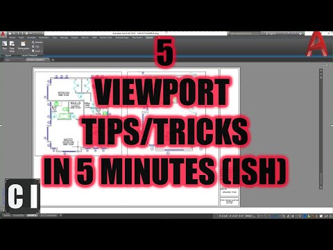 AutoCAD How to Create Viewports Quicker: 5 Tips & Tricks in 5 Minutes (Almost!)