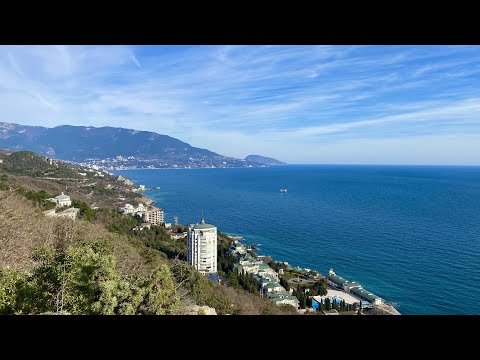 КРЫМ - Царская (Солнечная) тропа и гора Крестовая. Ливадия, Гаспра. Достопримечательности Ялты.