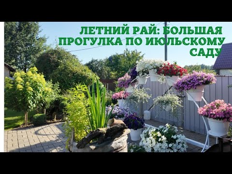 Летний рай: Большая прогулка по июльскому саду