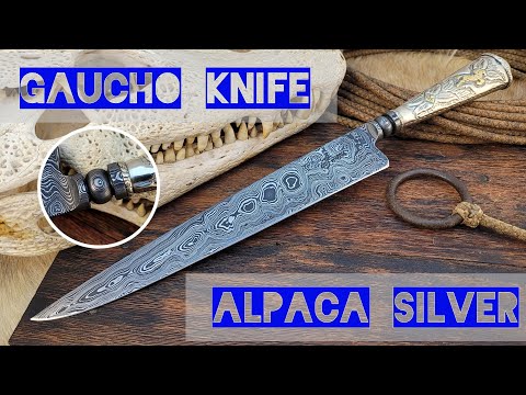 Gaucho Knife - Alpaca Silver Handle