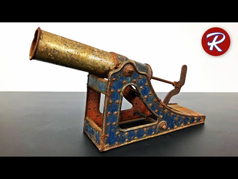 1910 German Antique Cannon Restoration