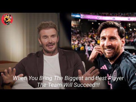 Lionel Messi● The Coolest Quotes About Him From David Beckham You Should Listen!!!