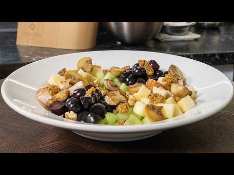 A great salad for New Year's. Waldorf Salad.