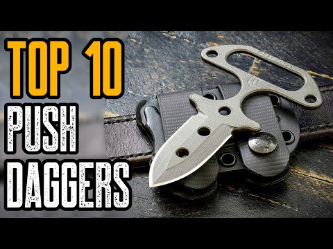 TOP 10 BEST PUSH DAGGER KNIVES FOR SELF DEFENSE 2021
