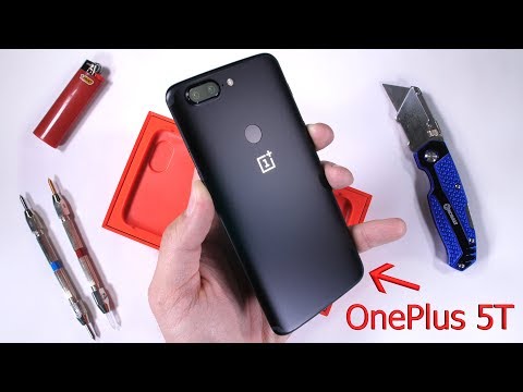 OnePlus 5T Durability Test! Scratch and Bend tested!
