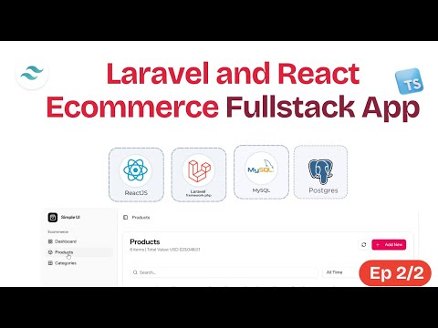 Building  Laravel 12 & React Ecommerce App with Postgress EP 2/2