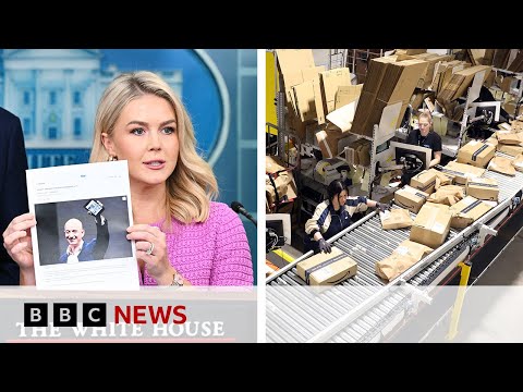 White House hits back at Amazon’s 'plan' to show tariff price rises | BBC News