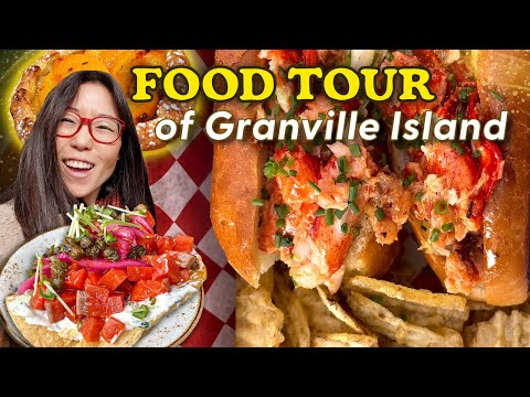 CANADIAN MARKET TOUR 🇨🇦 Seafood on Granville Island and More!