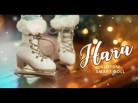 Pastel Ice Skater Haruka ❄️ Smart Doll Custom Doll ❄️ Winter Holidays Special