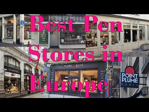 Best Fountain Pen Stores in Europe
