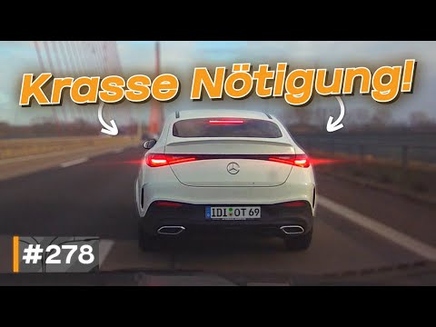 Beinahe Frontal-Crash, heftige Nötigung und Zoff am Zebrastreifen! | #GERMAN #DASHCAM | #278