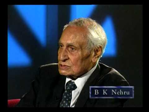 IN CONVERSATION - LATE B. K. NEHRU