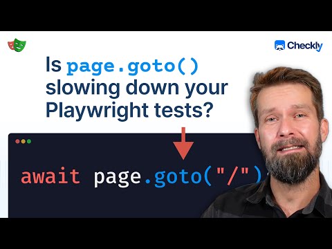 Why "page.goto()" is slowing down your tests