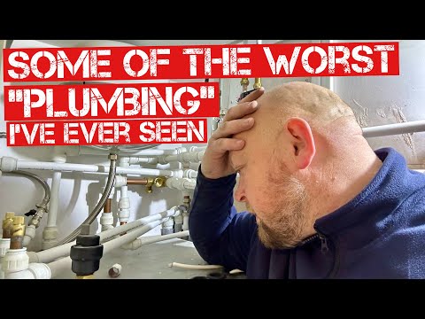PLUMBING FAIL…. Is this the worst plumbing I’ve ever seen??