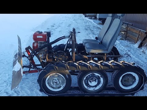 ГУСЕНИЧНЫЙ СКРЕБОК!!! Испытания.