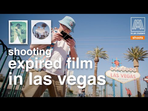 Mysterious Expired Film in Vegas & Death Valley ♠️ Portra 160 VC ♦️ ELVIS cam ♣️ Polaroid 669 & more
