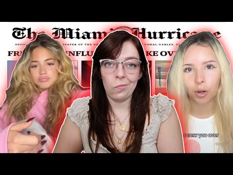 the influencers were fighting at UMiami