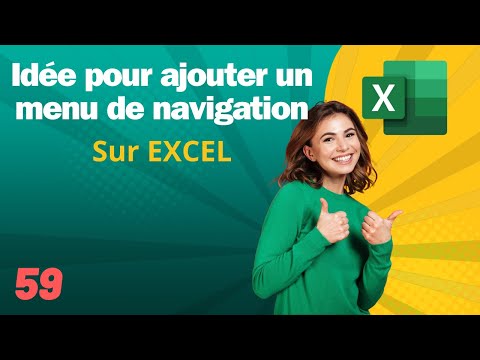 Une idée pour ajouter un menu de navigation sur excel ✅ Comment fonctionne excel n°59