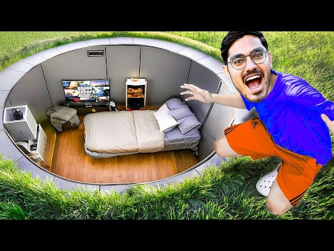 WE MADE AN UNDERGROUND BUNKER   बाहर से कुछ भी पता नहीं चलता😅   Wow