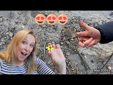 Find After Find Mudlarking the Thames BUT Can you See What I Missed? (I Bet You Can't!!) May 2024