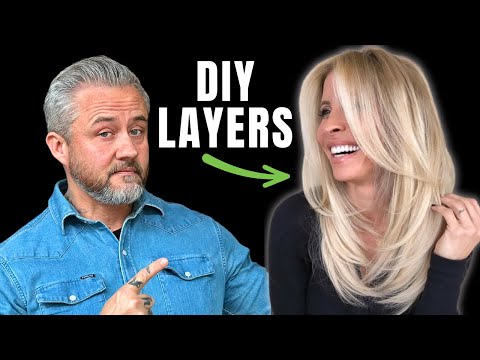 Easy DIY Layered Haircut ANYONE CAN DO!