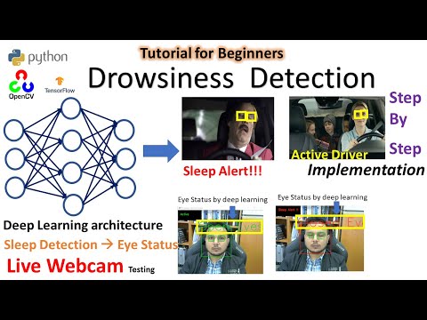 Real-time Drowsiness Detection Tutorial | Transfer Learning | TensorFlow | Python | OpenCV