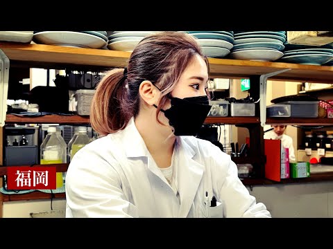 The chef is a 23 year old girl. Japanese sushi restaurant.