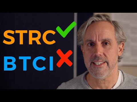 STRC vs BTCI: Why I'm Taking Saylor's 11% Over 25% Yield