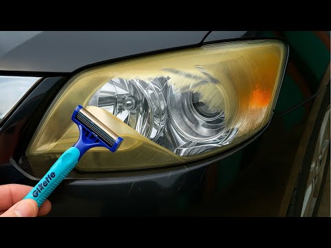 Ingenious Trick! Make Headlights Like Crystal Clear in 5 Minutes With This Tool
