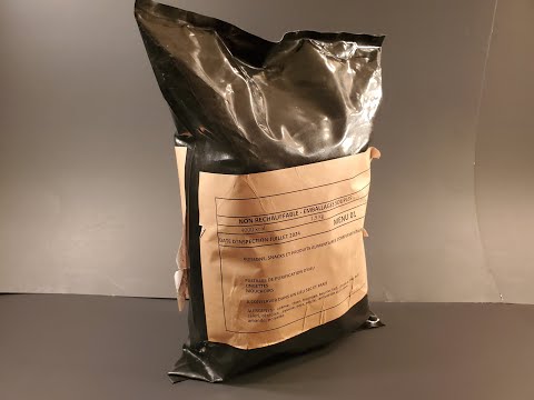 2022 French First Strike Ration 24 Hour Advanced Gourmet Combat MRE Tasting Test